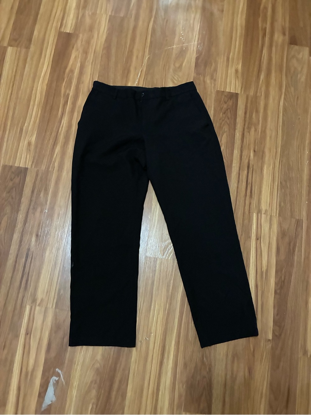Geoffrey Beene Black Straight-Leg Dress Pants